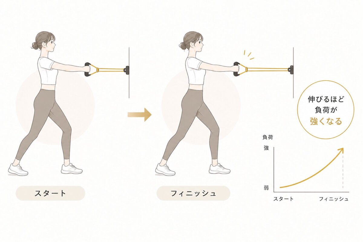 Re:Body|チューブトレーニングで鍛えて整えるRe:Body 3 チューブトレーニングの負荷のかかり方